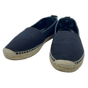 Saint Laurent Paris 17SS Logo Embroidered Espadrilles Shoes 472066 Gup80 Black